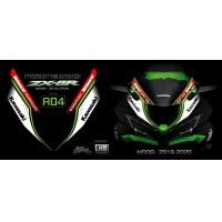 ราคา สติ๊กเกอร์ หน้ากาก KAWASAKI ZX 6R รุ่นปี 2018 2020 (22484287106)