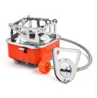 ราคา Hayashi เตาแก๊สปิคนิค แบบพกพา ชุดเล็กกะทัดรัดพกพาสะดวก เหมาะสำหรับตั้งแคมป์และเดินป่า ตาแก๊สพับได้ เตาแก๊สมินิ พร้อมกระเป๋า รุ่น K 202 (23100538389)