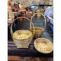 ราคา ตะกร้า กระบุงเงิน กระบุงไม้ไผ่ กระบุงใส่เงิน ตะกร้าใส่ตังค์ มีฝาปิด ใส่ได้ทั้งแบงค์ทั้งเหรียญ เก็บของ งานปราณีต ละเอียด กระบุง กระบุงเงิน (21757983806)