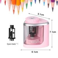 ราคา กบเหลาดินสอไฟฟ้าอัตโนมัติ กบเหลาดินสอ กบเหลาดินสอไฟฟ้า กบเหลาดินสออัตโนมัติ ขนาด 6 8 มม ใช้แบตเตอรี่ (22978792494)