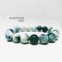 ราคา Sodalite กำไลหิน โซดาไลท์ สีเขียว ขนาด 8 10 มิล สร้อยข้อมือหินแท้ สโตนคิง stoneking (21415868932)