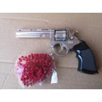 ราคา ปืนแก็บของเล่นทำจากเหล็กทรง 38 ใส่ลูกแก๊ปเสียงดังดี แถมฟรีลูกแก็ป 50 วง มูลค่า 35 บาท (22031222777)