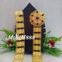 ราคา เข็มขัดเจ้าสาว เข็มขัดชุดไทย เครื่องประดับชุดไทย เข็มขัดสีทองลงยา ความยาวโดยประมาณ 41 42 นิ้ว ใส่ได้ทั้งเด็กและผู้ใหญ่ (21604410473)