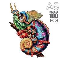 ราคา Wooden Animal Puzzles Jigsaw For s Kids Mysterious turtle 300 PCS Puzzle Holiday Gift Interactive Games Toy Wood Jigsaw (22705490752)