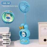ราคา Sanrio พัดลมเล็ก พัดลมไฟกลางคืน LED ลายการ์ตูน พัดลมชาร์จ USB (22896478643)