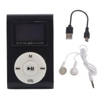 ราคา เครื่องเล่นเพลง MP3 แบบพกพาขนาดเล็กกีฬา BackClip หน้าจอ LCD รองรับ MP3 การ์ดหน่วยความจำ (21417370256)