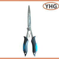 ราคา YAOHENG อุปกรณ์ตกปลาอเนกประสงค์คีมตกปลาสแตนเลสคีมปากยาวคีมสำหรับจับปลาคีมถัก (22543003179)