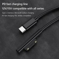 ราคา 15V 3A ที่ชาร์จไฟรวดเร็ว USB ชนิด C แหล่งจ่ายไฟสำหรับ Microsoft Surface Pro 3 4 5 6 (19914356744)