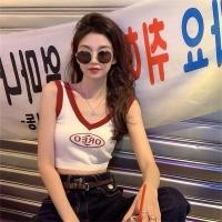 ราคา เสื้อสายเดี่ยวครึ่งตัว เสื้อวินเทจ สุดฮิต สายเกาหลีต้องมี สไตล์เท่ห์ๆ พร้อมส่ง L511 (21126660332)