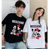 ราคา Moschino 7 สี พร้อมส่ง เสื่อยืดพิมพ์ลายมิกกี้ เสื้อยืดแฟชั่นมาแรง ผ้าดีใส่สบายราคาถูก ปลีก ส่ง S XXL (3766422125)