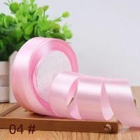 ราคา ริบบิ้นผ้าซาตินสีชมพู6มม 1ซม 1 5ซม 2ซม 2 5ซม 4ซม 5ซม ริบบิ้นผ้าซาตินผ้าไหมวัสดุงานฝีมือแบบทำมือสำหรับวันวาเลนไทน์ (23065955871)