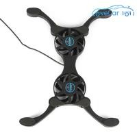 ราคา ตัวทำความเย็นแล็ปท็อปยุบตัวได้แบบพกพา USB พัดลมคู่พัดลมโน้ตบุ๊กสำหรับโน้ตบุ๊คพีซี (20846572593)