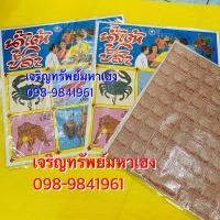 ราคา แผงกระดาษน้ำเต้าปูปลา แบบถูก แผงฉลากฉีกน้ำเต้าปูปลา 5 แผง 100 บาท ส่งของด่วนทุกวัน (22520428758)