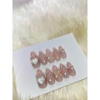 ราคา เล็บปลอมสีเจลแท้ 100 งานแต่งอะไหล่แน่นๆ (18594571767)