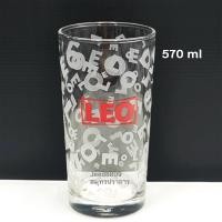ราคา แก้วเบียร์ แก้วเครื่องดื่ม Leo แท้ (21404354369)