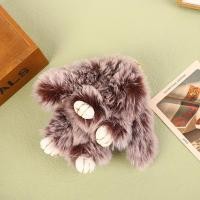 ราคา FunFactory พวงกุญแจกระต่ายขนฟูจริงขนฟู15ซม พวงกุญแจกระต่ายน้อยพู่ห้อยน่ารักพวงกุญแจบนกระเป๋าพวงกุญแจรถ (22885153633)