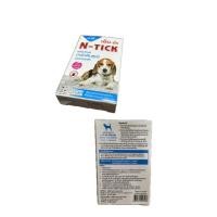 ราคา N Tick เอ็นติ๊ก ฟีติก Feetic ยาหยอดหลังกำจัดเห็บหมัดสุนัข ขนาดตัว หลอด (22508322593)
