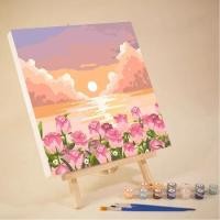ราคา poptoys ภาพวาดของเล่น DIY สีดิจิตอลภาพวาดดิจิตอลภาพวาดสีน้ํามันดิจิตอลกรอบ 20X20 ซม ของขวัญตกแต่งภาพวาด (22880212253)