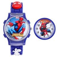 ราคา Happy Store นาฬิกาเด็กการ์ตูน Marvel Hero Spider Man Flippable Kids Quartz Watch (16814468527)
