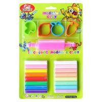 ราคา ดินน้ำมัน 16 สี แม่พิมพ์ 4 ชิ้น ลูกกลิ้ง T200 16C Kid Art ชุดดินน้ำมัน ดินปั้น ไร้สารพิษ S24 (7453553385)