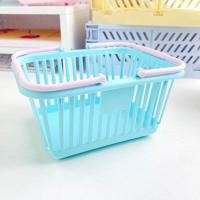 ราคา ตะกร้าใส่ของมินิ ตะกร้าใส่ของ ตั้งโต๊ะ ตะกร้าสีพาสเทลใส่ของจุกจิกน่ารัก ตะกร้าสำหรับใส่เครื่องเขียน (21636013384)