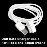 ราคา สายชาร์จสำหรับซิงค์ข้อมูล USB Apple iPhone 4 4S 3G iPhone IPod Nano (19916948010)