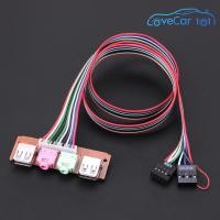 ราคา แผงด้านหน้าเคสคอมพิวเตอร์ PC USB สายหูฟังมีไมค์พอร์ตออดิโอ (19914848499)