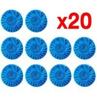 ราคา 20ชิ้น ก้อนดับกลิ่นสีฟ้าในชักโครก ก้อนสีฟ้าใส่ชักโครก 10ก้อน แพ็ค (23034173231)
