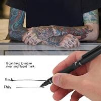 ราคา 10 ชิ้น double end Tattoo เจาะตำแหน่ง skin marker เครื่องหมายปากกาสักเครื่องมือ (22273006711)
