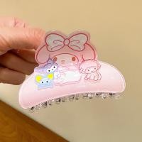 ราคา On sale Sanrio คลิปหนีบผมอะคริลิค Hello Kitty Cinnamoroll Kuromi คลิปหนีบผมคลิปปลาฉลามอุปกรณ์เสริมของขวัญวันเกิดเด็กผู้หญิง (22920722163)