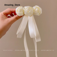 ราคา ริบบิ้นดอกกุหลาบสีขาวน่ารักสไตล์เกาหลี (22145907061)