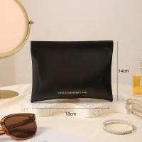 ราคา Coffee Pink White Black Fragment storage bag Small size 12 11 5cm PU Carrying bag Large size 14cm Coin purse for Travel Daily use Organization Gift Makeup storage (22283202383)