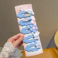 ราคา Kawaii Sanrio เด ็ กกิ ๊ บติดผมการ ์ ตูน My Melody Kuromi Cinnamoroll ตุ ๊ กตาเด ็ ก Headwear กิ ๊ บติดผมเด ็ กสาวคลิปผมของขวัญ (22074983756)