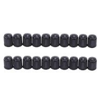 ราคา 20pcs Plastic Bike Bicycle Valve Dust Caps Car Van Motorbike Tyre Tubes Black (10749051800)