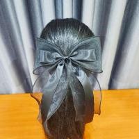 ราคา โบว์ติดผมผ้าแก้ว ผ้าผูกโบว์ โบว์ผูกผม โบว์ติดผม โบว์อันใหญ่ (22348076455)
