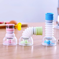 ราคา หัวก๊อกน้ํา แบบประหยัดน้ํา หัวต่อก๊อกน้ำ งอได้ หมุนได้ 360 องศา มีใบพัดในตัว มี3สี คละสี (15505421065)