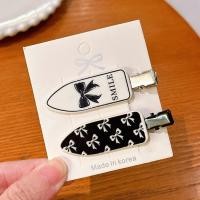 ราคา กิ๊ฟหนีบผมโบว์ลายจุดสีขาวดำแฟชั่นเกาหลีสำหรับผู้หญิง2ชิ้นของขวัญวันเกิดของนักเรียนที่น่ารัก (23087189795)