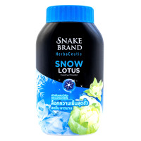 ราคา สินค้าฟรีสำหรับแถมโปรโมชั่น ไม่จำหน่าย Snake Brand Herbaceutic แป้งเย็น 3 กลิ่น ดีโอ คาล์ม โรส วอเตอร์ สโนว์ โลตัส ขนาด 50 กรัม 1 กระป๋อง คละสี (23086440421)