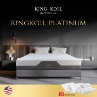 ราคา แถมชุดเครื่องนอน KingKoil รุ่น Platinum ที่นอนไอโซคอยด์พ็อกเก็ตสปริง เสริมยางพาราธรรมชาติและคูลเจลเมมโมรี่โฟม ขนาด 3 5ฟุต 5ฟุต 6ฟุต หนา 11 นิ้ว สัมผัสนุ่มแน่น (9052222976)