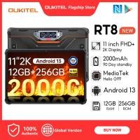 ราคา OUKITEL แท็บเล็ต RT8 11 2K 12GB 256GB แบตเตอรี่20000MAh 48MP G99 MTK 48MP 5MP IP68นาโน Android13 OTG NFC แท็บเล็ตที่ทนทาน (22298471620)
