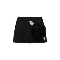 ราคา Kloset Design Rose Applique Mini Skirt RS24 S001 กระโปรงสั้นลายดอกกุหลาบ (22687218584)