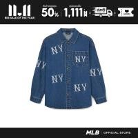 ราคา MLB เสื้อเชิ้ตยีนส์ ยูนิเซ็กส์ Denim Megagram รุ่น 3ADRG0344 50INS สีน้ำเงิน (22118737788)