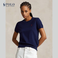 ราคา Polo Ralph Lauren เสื้อกันหนาวผู้หญิง Cotton Blend Short Sleeve Sweater รุ่น WMPOSWENC020625 สีฟ้า (21846256863)