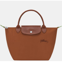 ราคา New 100 Genuine goods longchamp Le Pliage Green Handbag S foldable green short handle waterproof Canvas Shoulder Bags small size Tote Bag L1621919504 Cognac color made in france (21044067488)