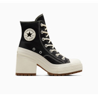 ราคา CONVERSE รองเท้าผ้าใบ รุ่น CHUCK 70 DE LUXE HEEL HI BLACK ผู้หญิง A05347CF S4BKXX (22625450578)