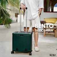 ราคา PREORDER ประกัน5ปี กระเป๋าเดินทางโครงอลูมิเนียม แบบเปิดหน้า รุ่น BENTO ขนาด 18 20 นิ้ว by KiKi Thailand (21581280181)