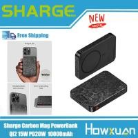 ราคา Sharge CarbonMag บางพิเศษ 5K 10K แบตสำรอง PD20W ชาร์จเร็วมาก5000MAh 10000MAh เหมาะสำหรับ Apple Samsung Huawei Xiaomi (22639411057)