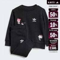 ราคา adidas ไลฟ์สไตล์ ชุดเสื้อคอกลมและกางเกงขายาว adidas Originals x Hello Kitty เด็ก สีดำ IR6790 (22440336973)