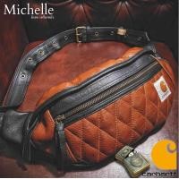 ราคา Carhartt กระเป๋าคาดเอว คาดอกได้ สไตล์วินเทจ งานสวย สายหนังแท้หนาๆทั้งเส้น ปรับเข็มขัด สั้น ยาวได้ (22174043165)