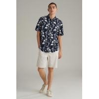 ราคา Mc jeans เสื้อเชิ้ตผู้ชาย แขนสั้น สีกรมท่า พิมพ์ลาย MSSZ215 (21405611349)